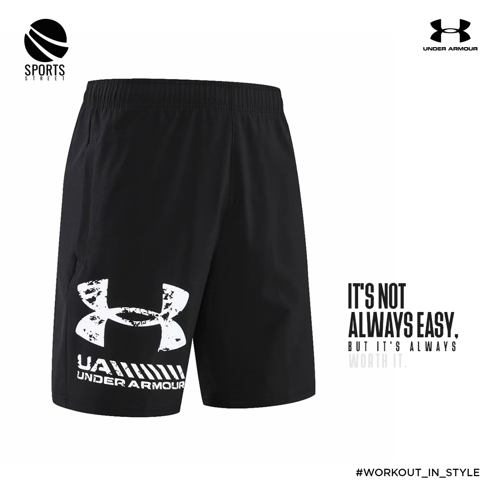 UA Velocity Logo Black Shorts